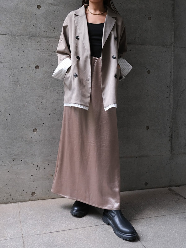 LAYERED DOUBLE TAILORED JACKET