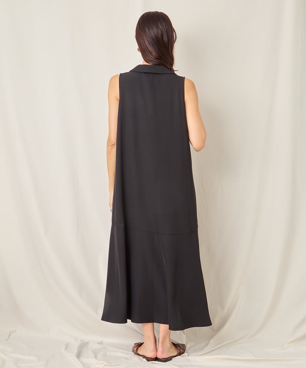 FLARE SLEEVELESS DRESSBLUE