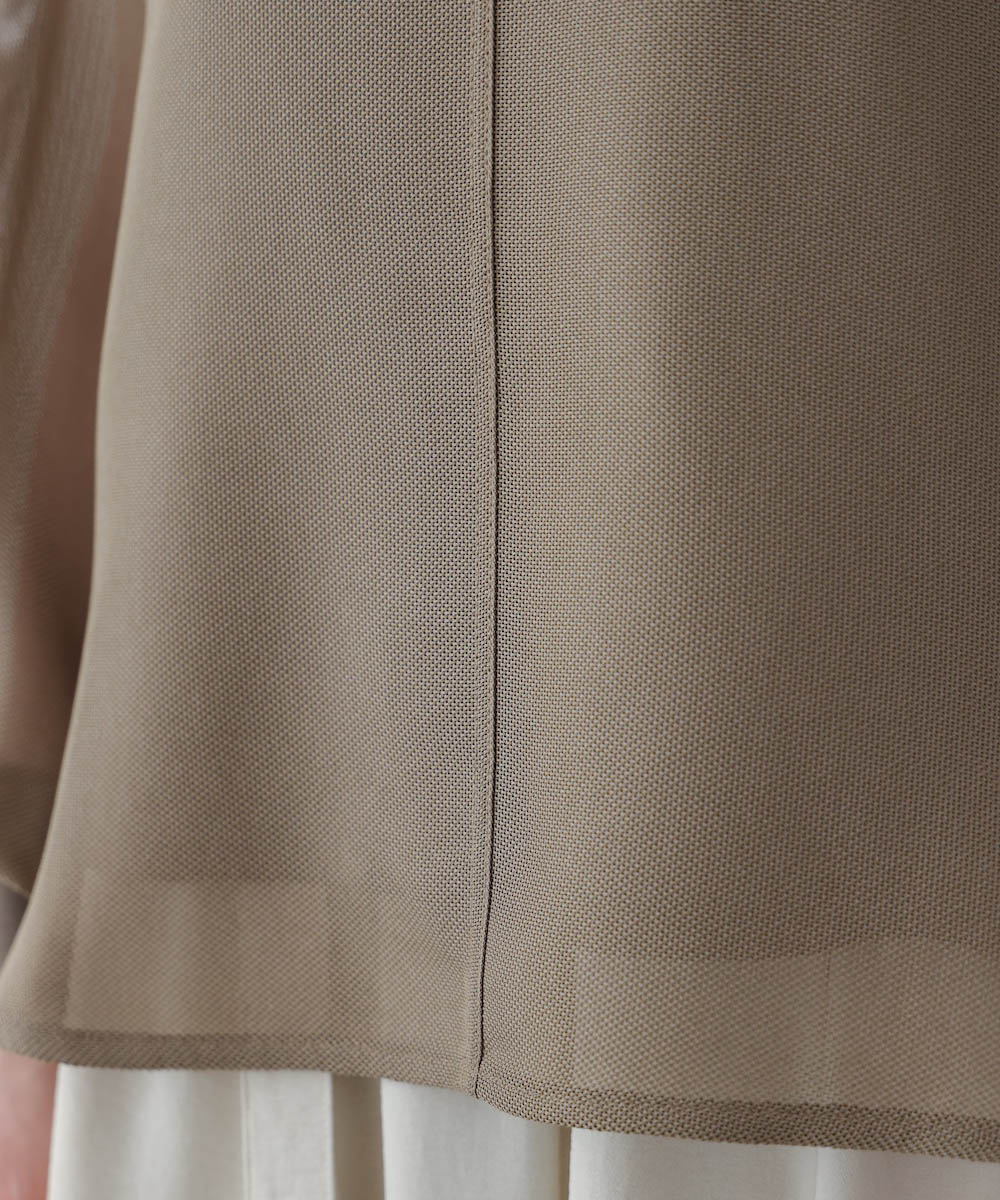 メッシュシアーレイヤードプルオーバー