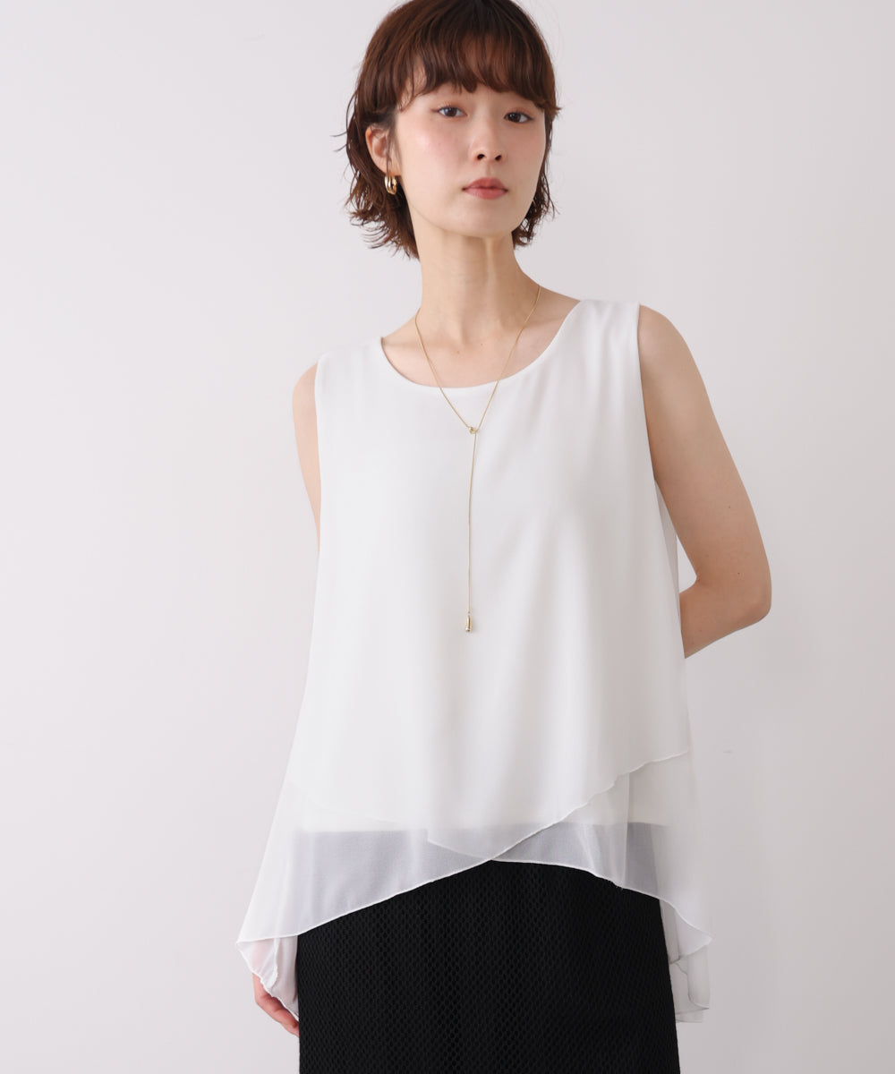 シフォンレイヤードタンク