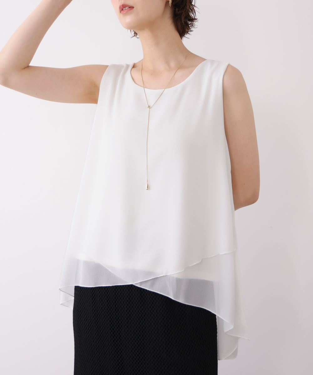 シフォンレイヤードタンク