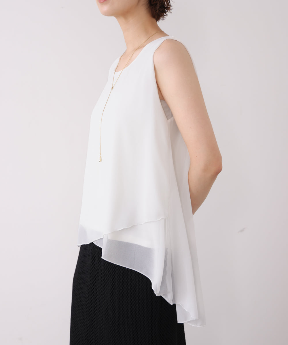 シフォンレイヤードタンク