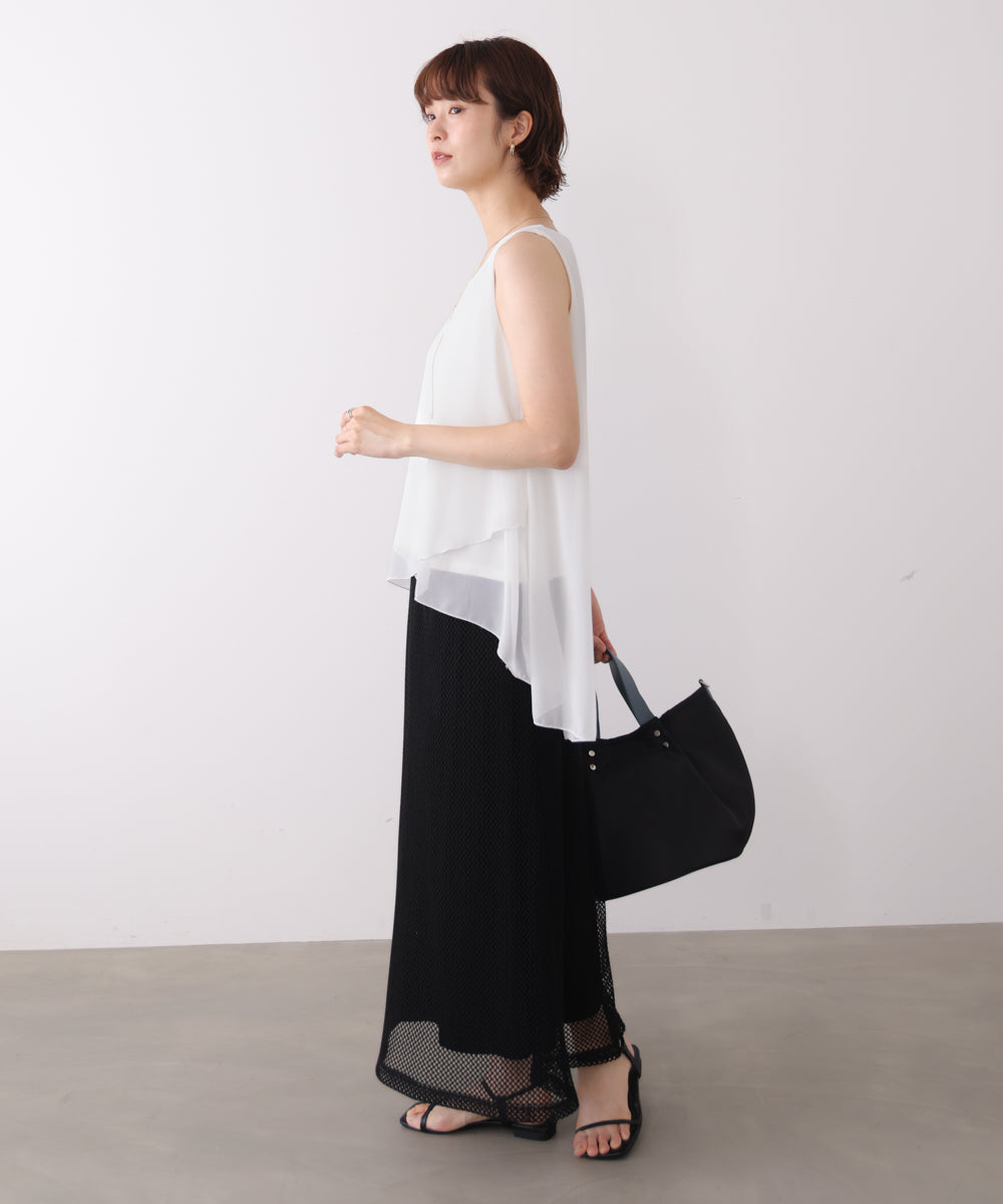 シフォンレイヤードタンク