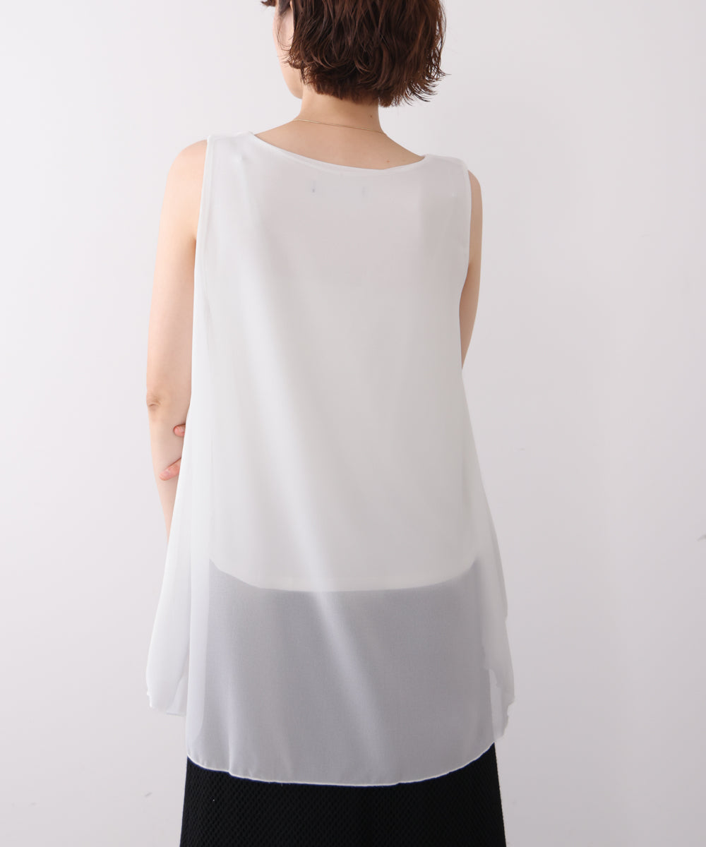 シフォンレイヤードタンク