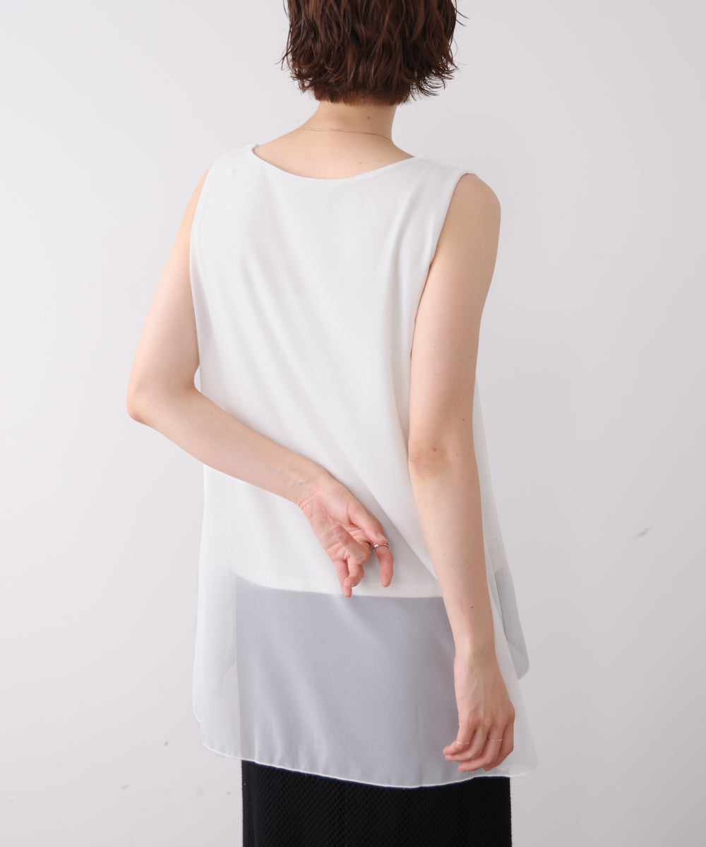 シフォンレイヤードタンク