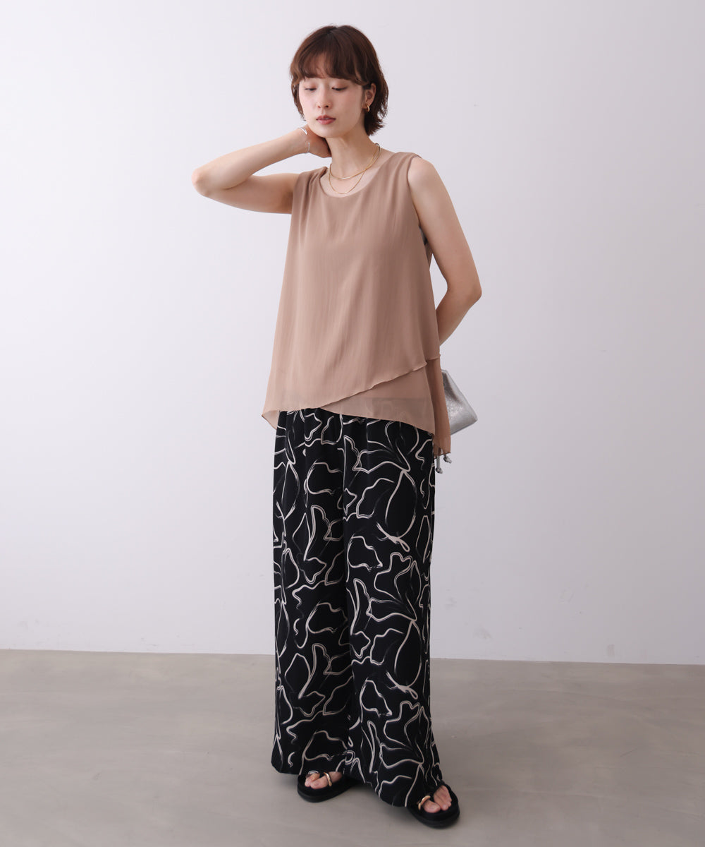 シフォンレイヤードタンク