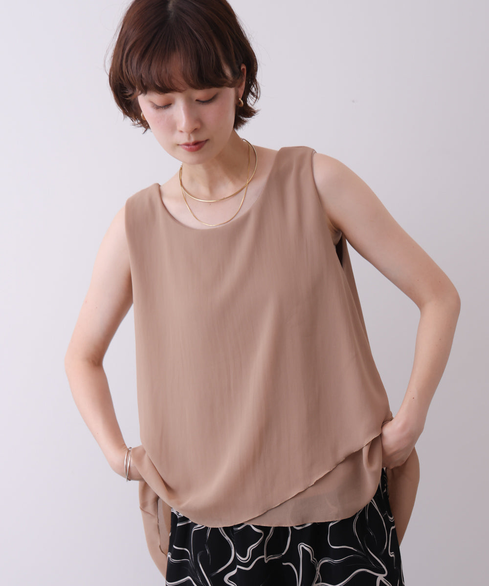 シフォンレイヤードタンク