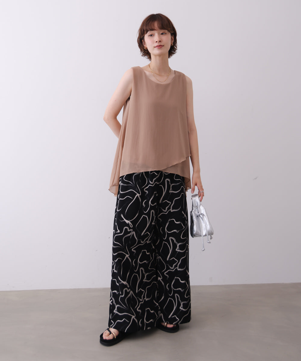シフォンレイヤードタンク