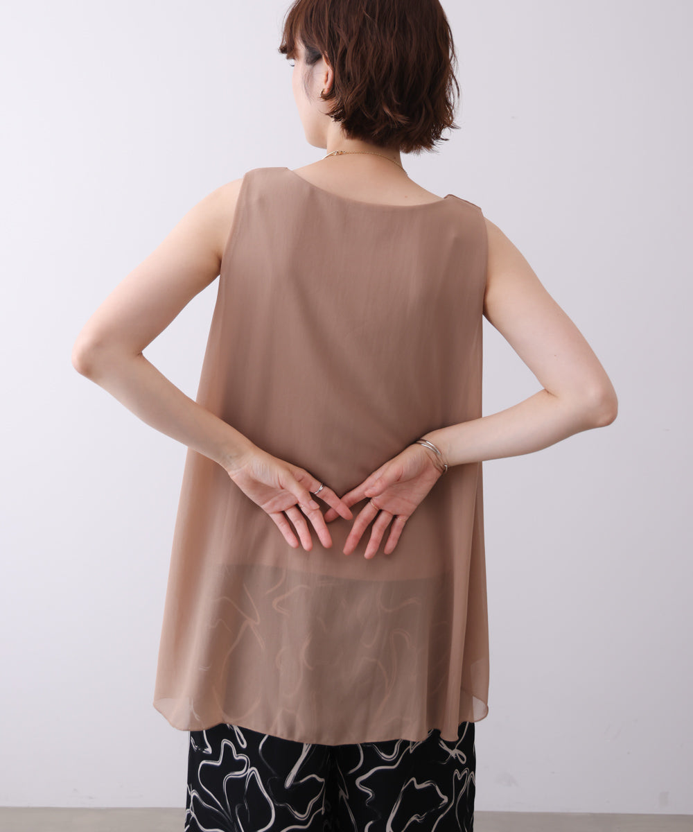シフォンレイヤードタンク