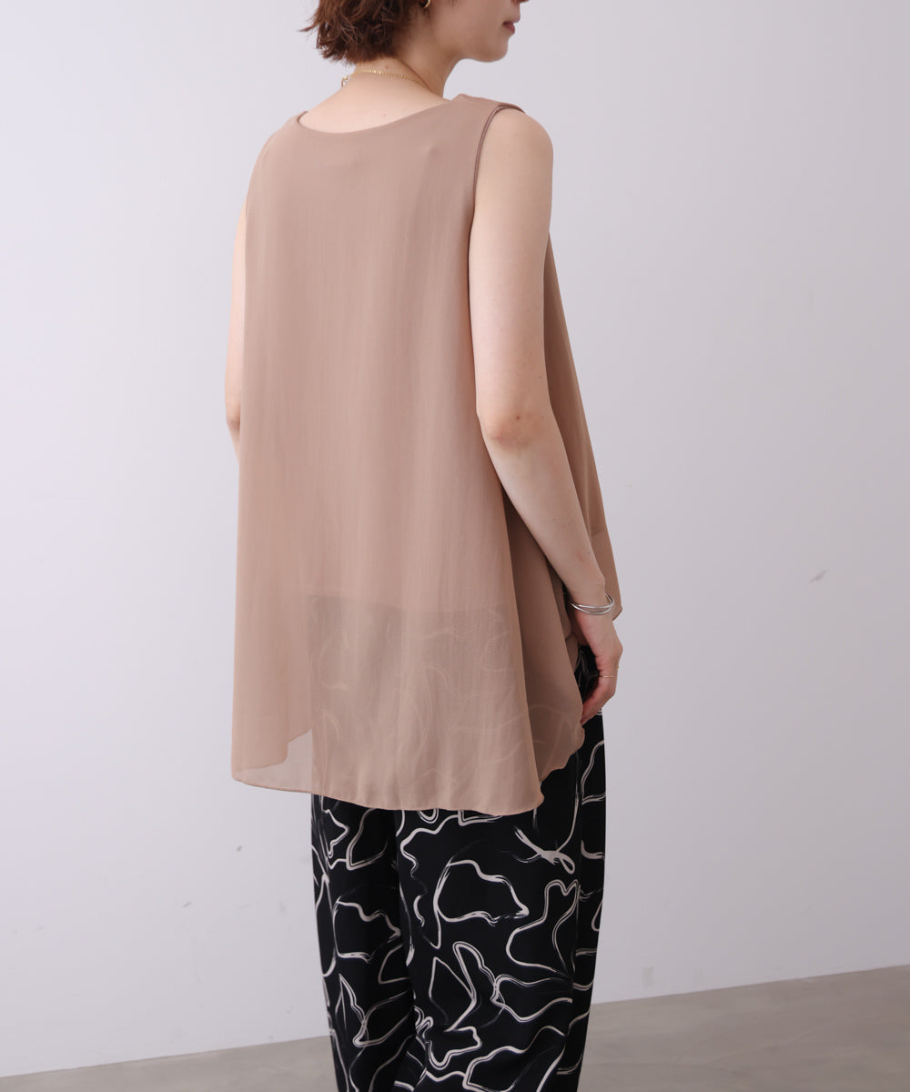 シフォンレイヤードタンク