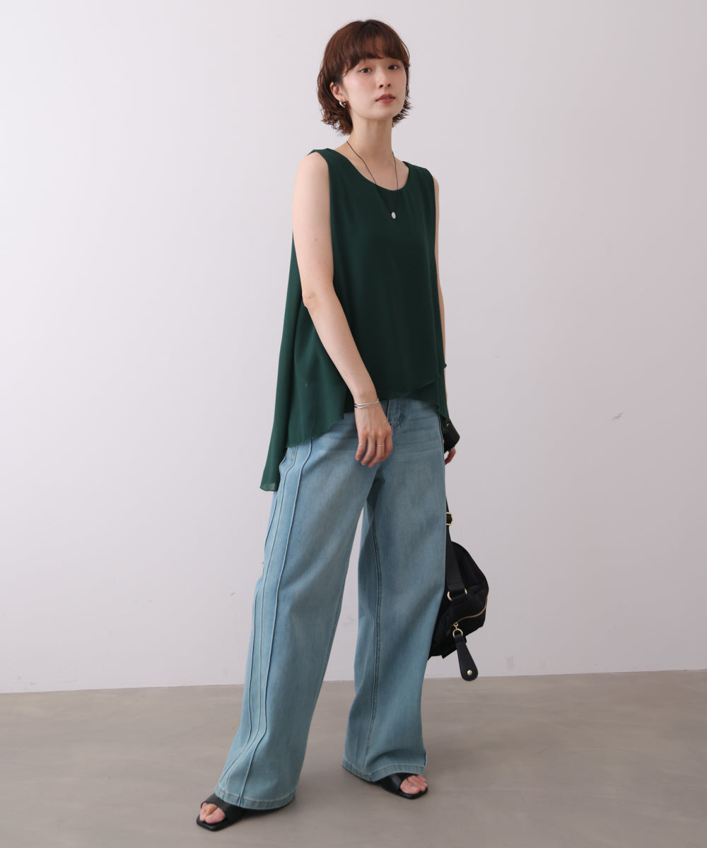 シフォンレイヤードタンク