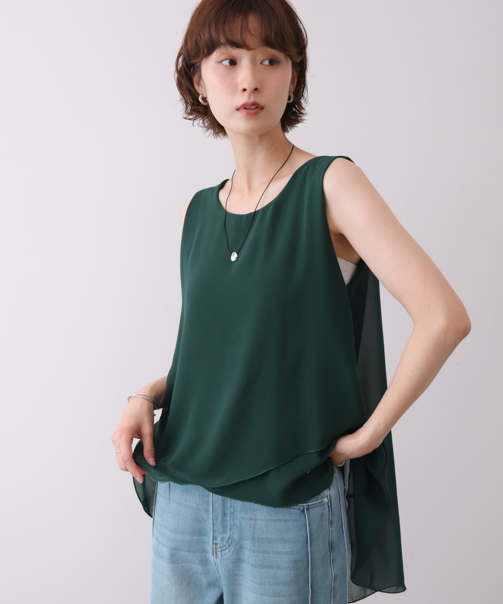 シフォンレイヤードタンク