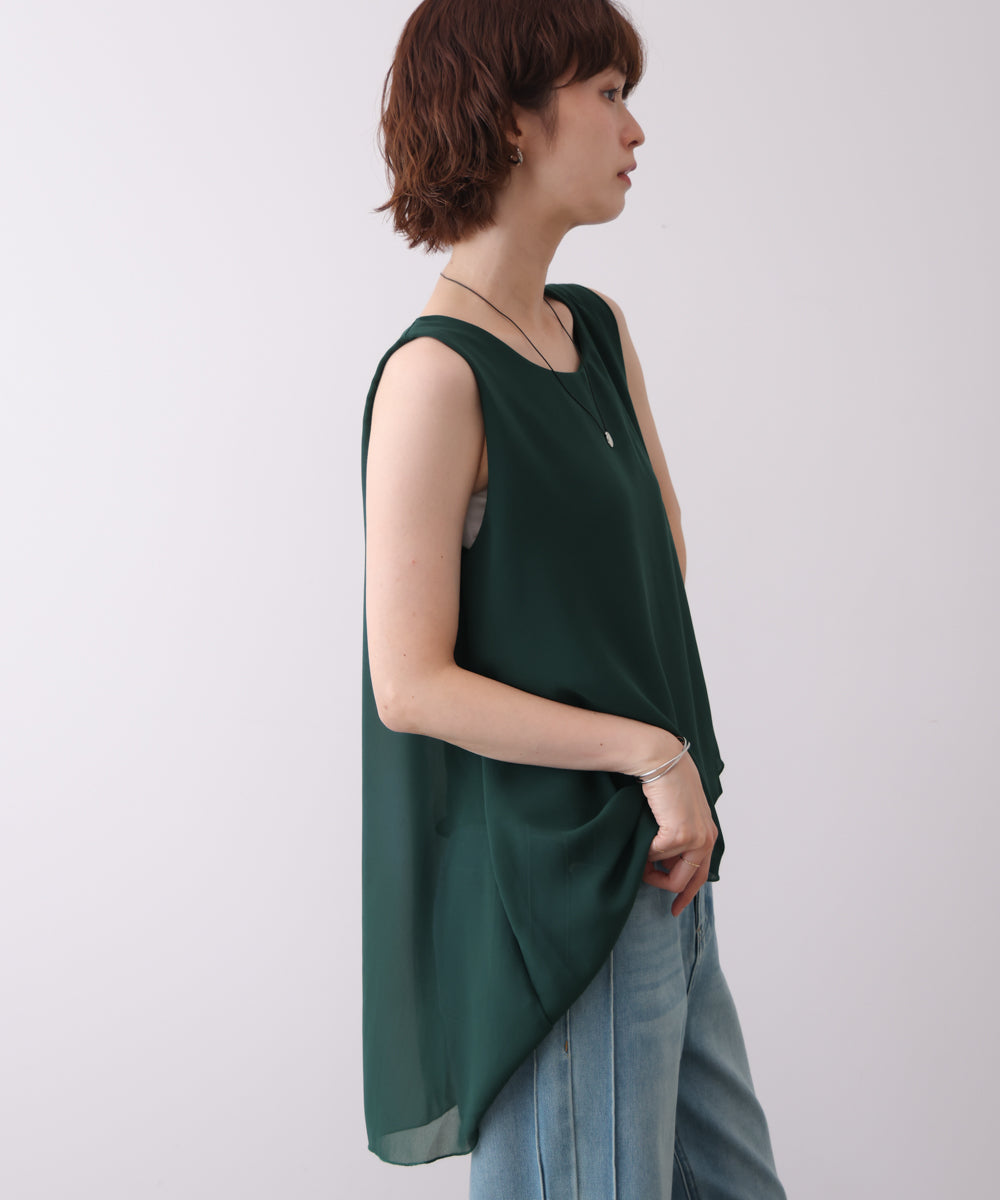 シフォンレイヤードタンク