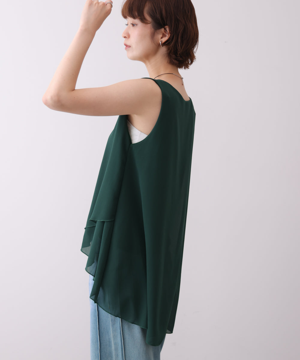 シフォンレイヤードタンク