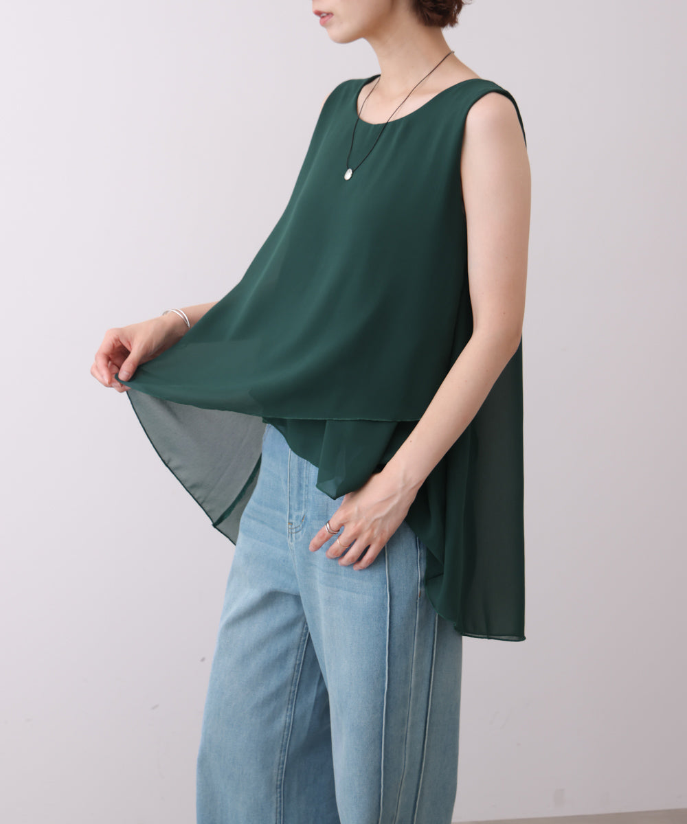 シフォンレイヤードタンク