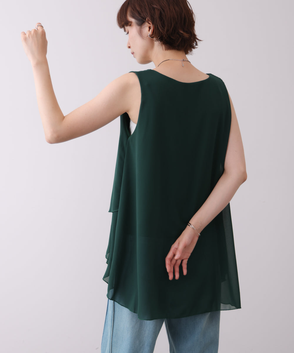 シフォンレイヤードタンク
