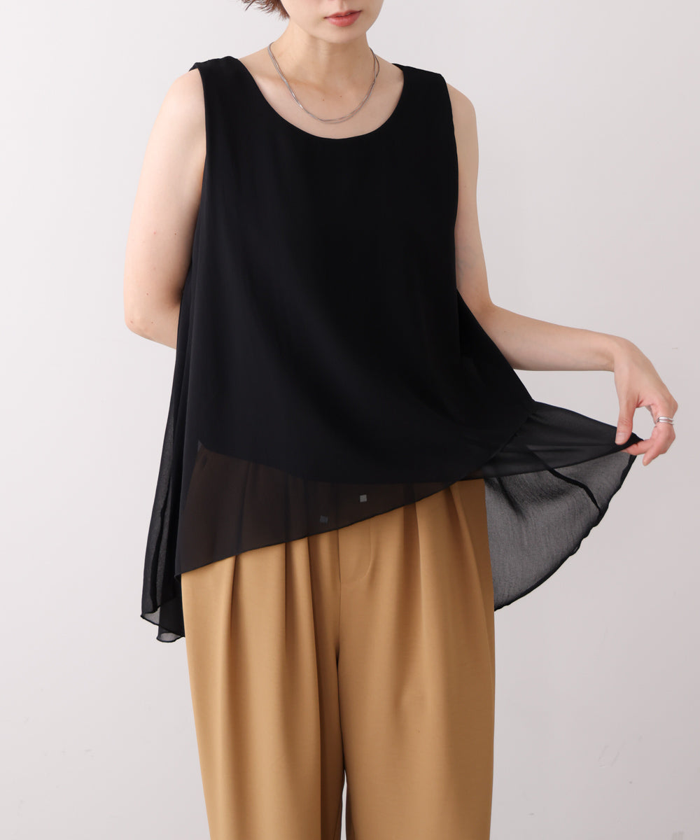 シフォンレイヤードタンク