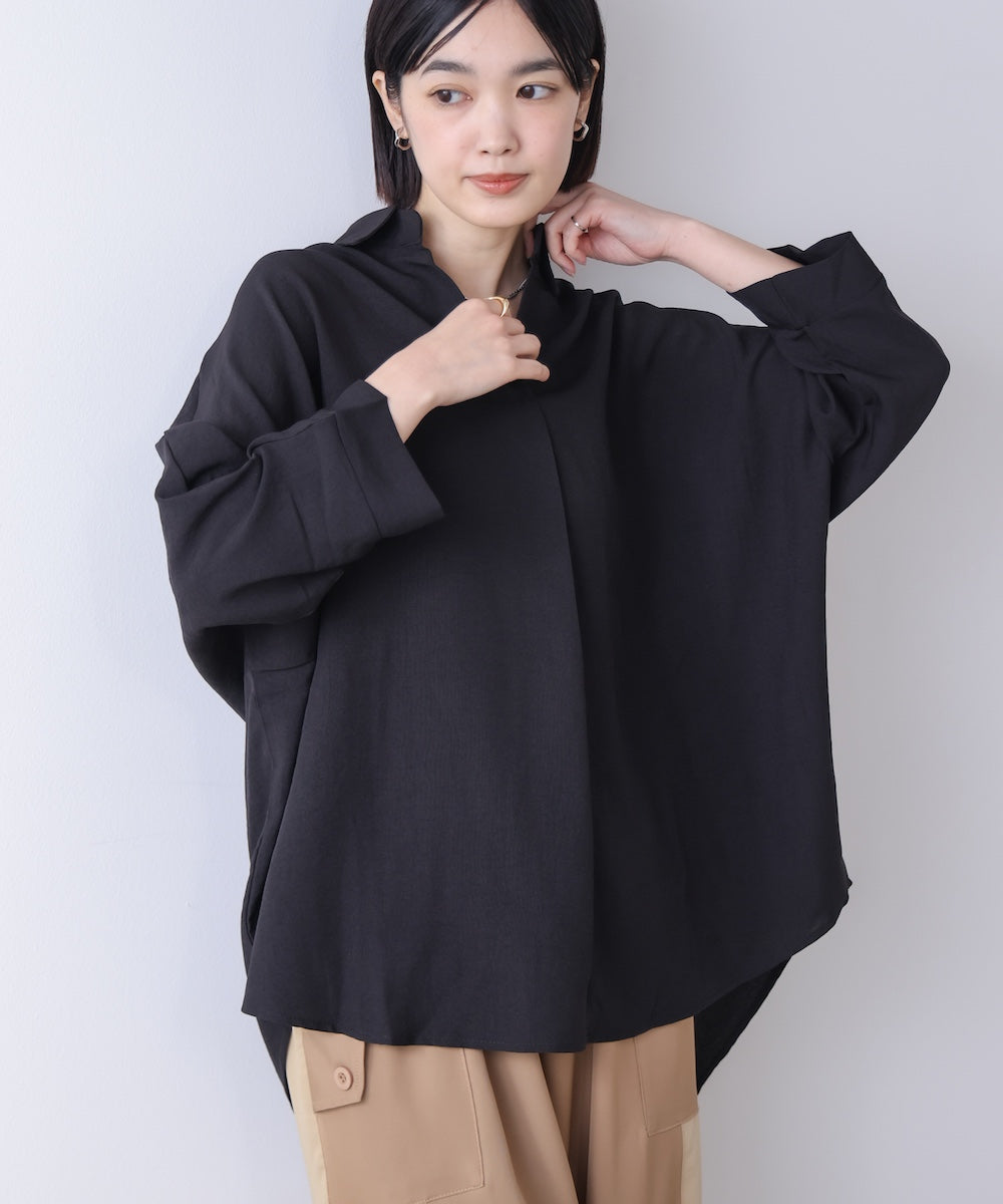麻ライクシャツチュニック