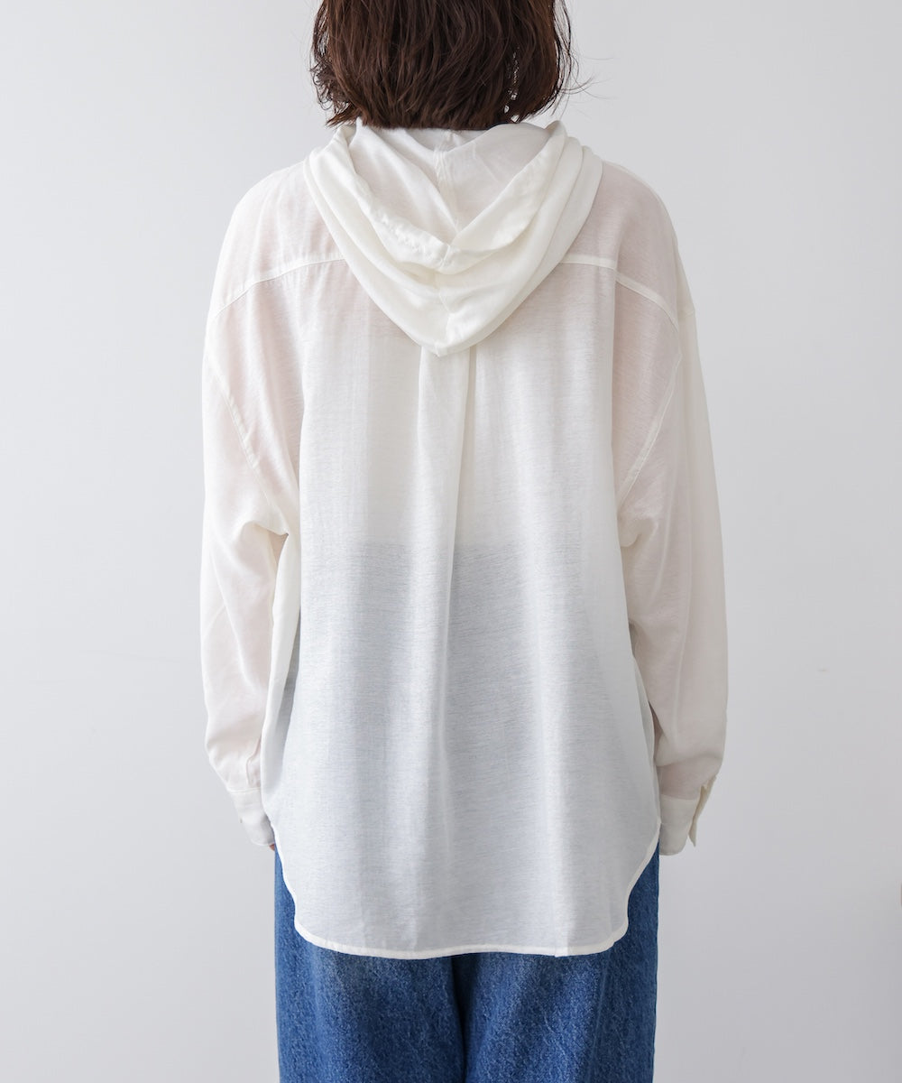 フーデットシャツ