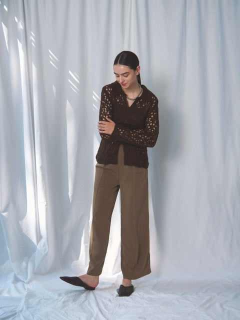MOHAIR POLO KNIT CD(モヘアポロニットカーデ)