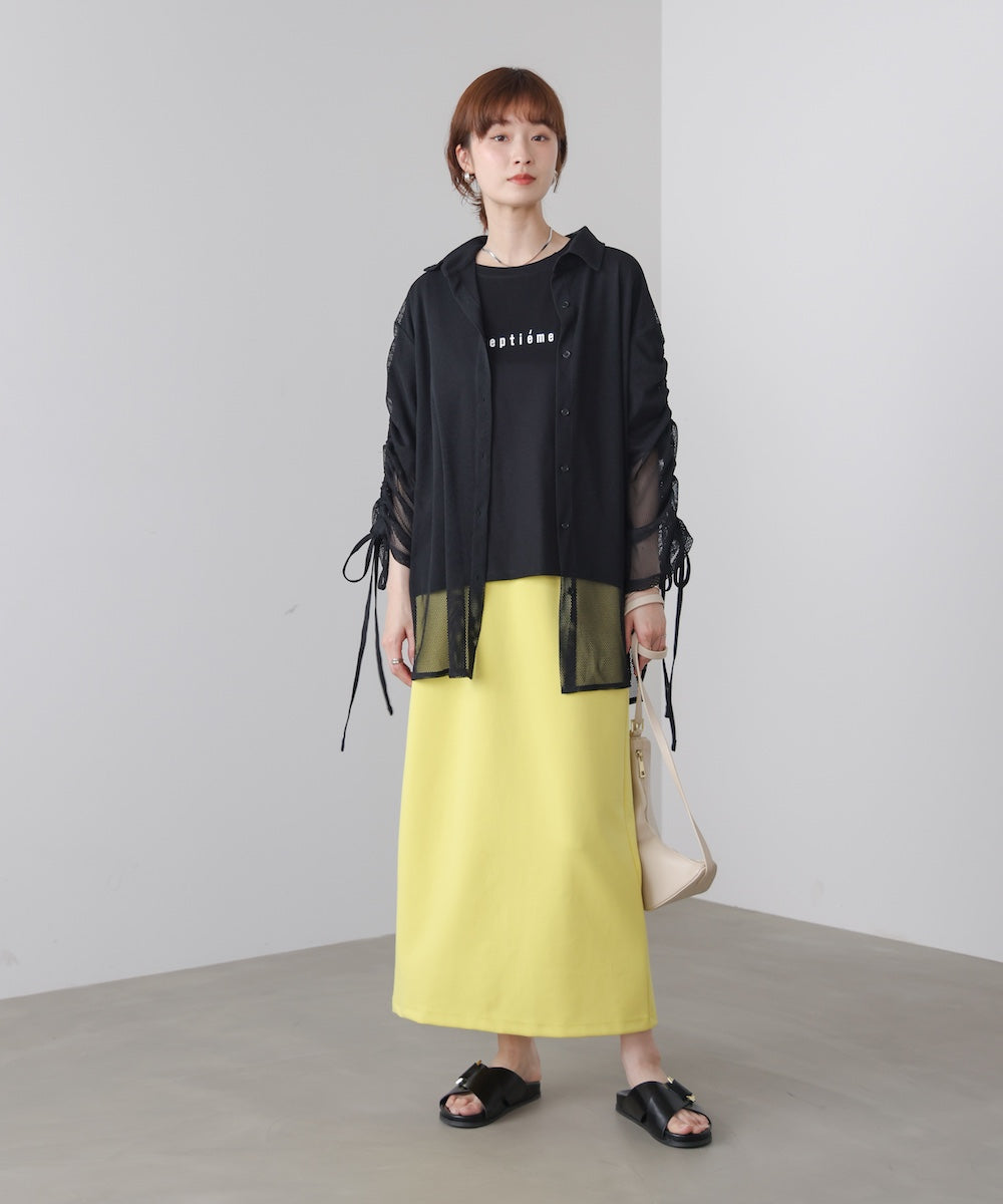 メッシュシャツチュニック