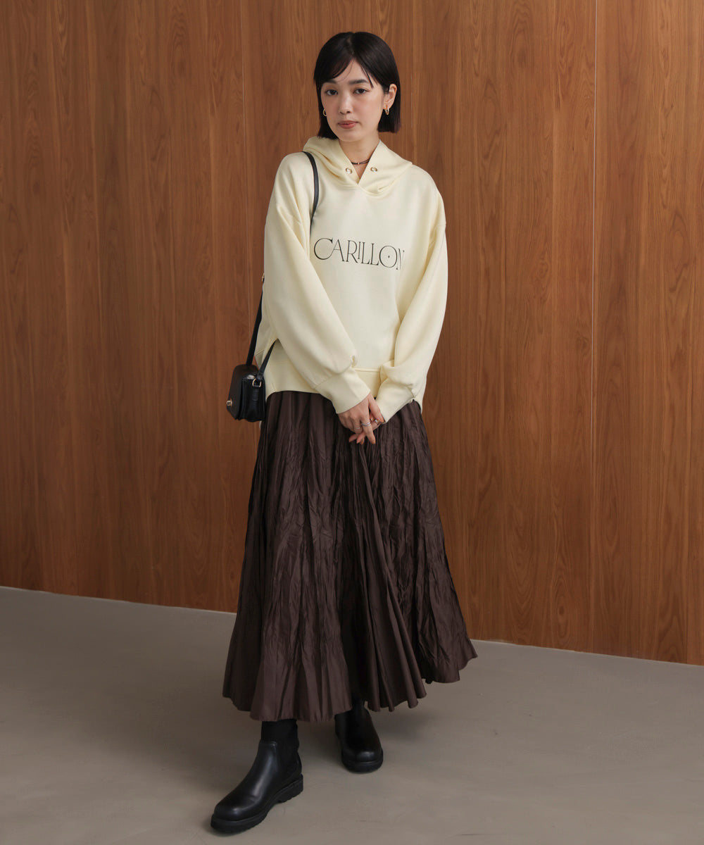 【WEB限定】シンプルロゴコクーンパーカー