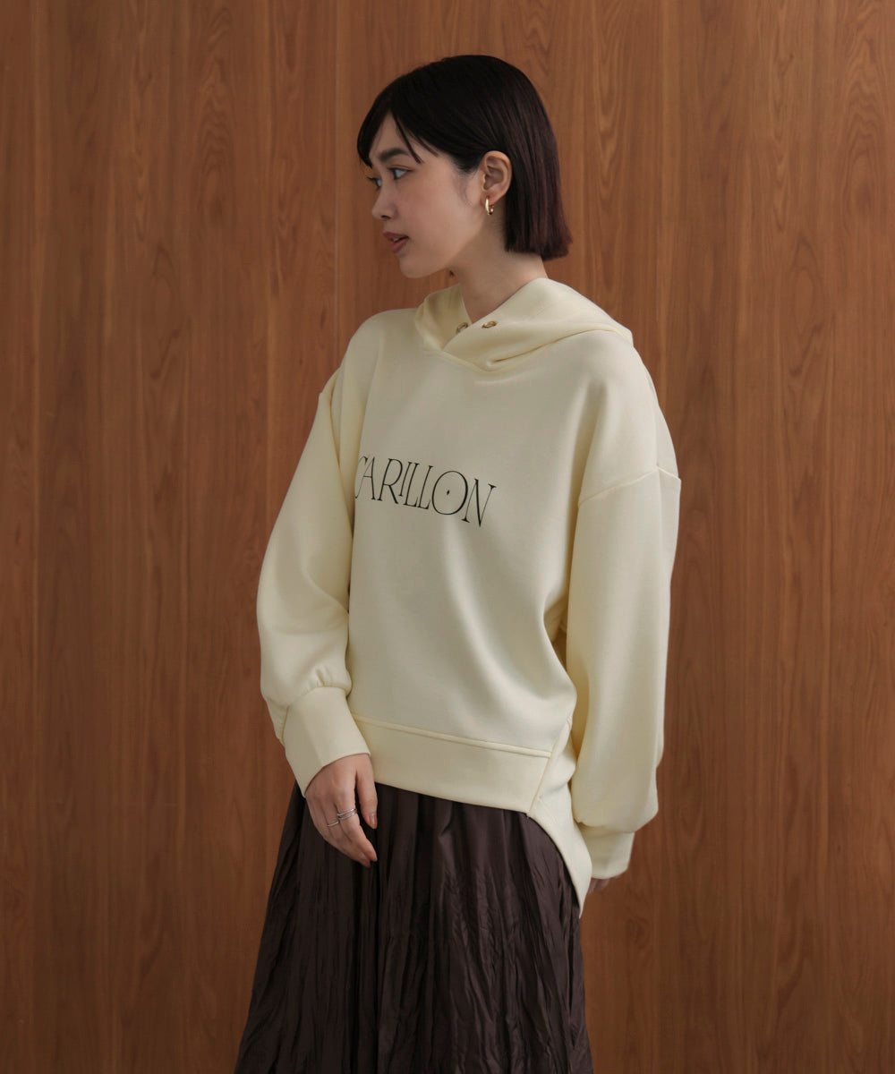 【WEB限定】シンプルロゴコクーンパーカー