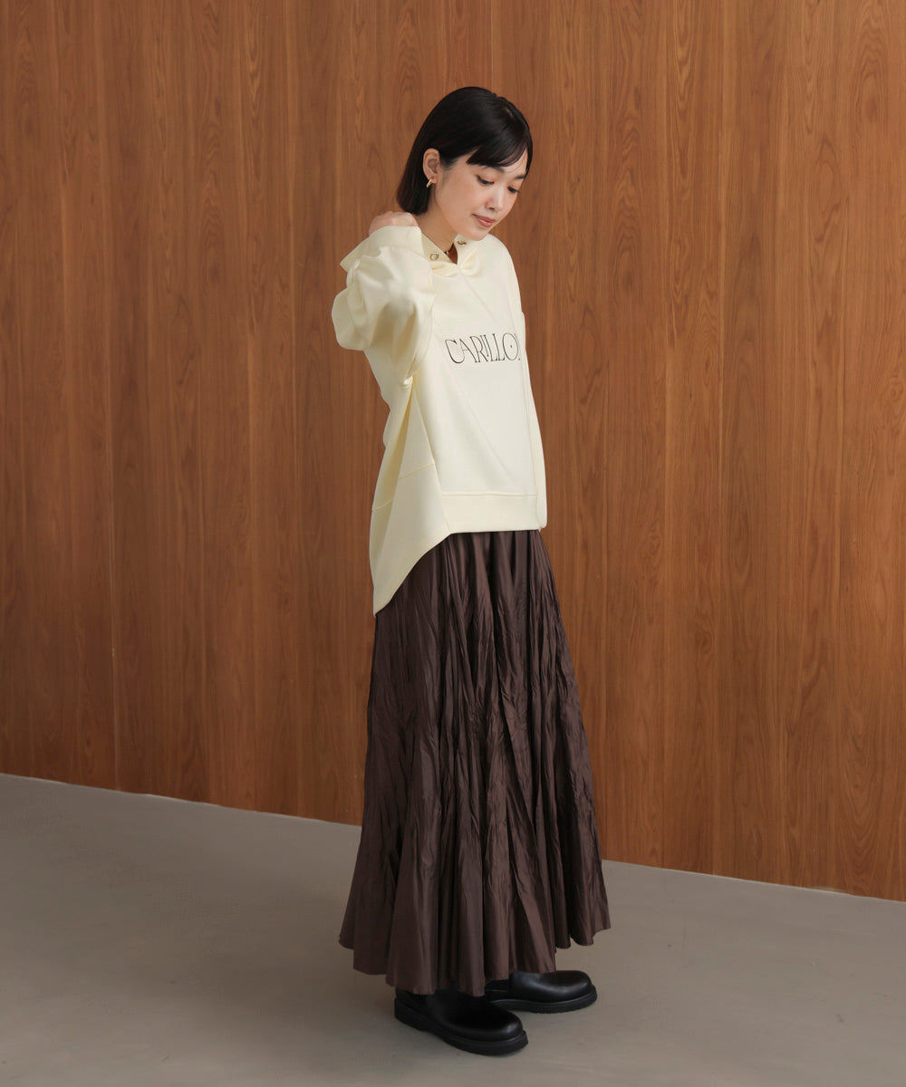 【WEB限定】シンプルロゴコクーンパーカー