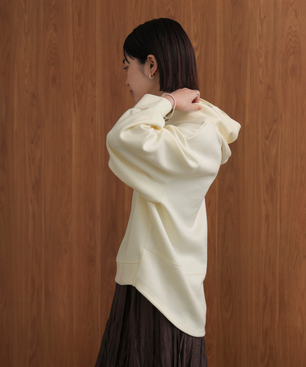 【WEB限定】シンプルロゴコクーンパーカー