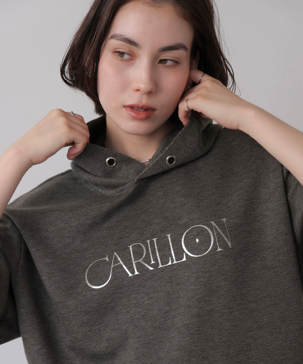 【WEB限定】シンプルロゴコクーンパーカー