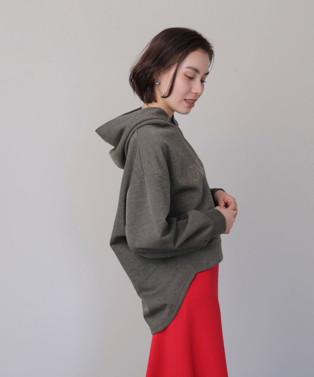 【WEB限定】シンプルロゴコクーンパーカー