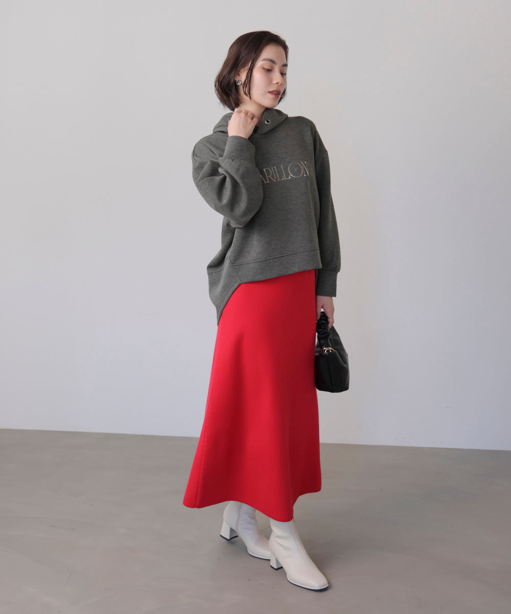 【WEB限定】シンプルロゴコクーンパーカー