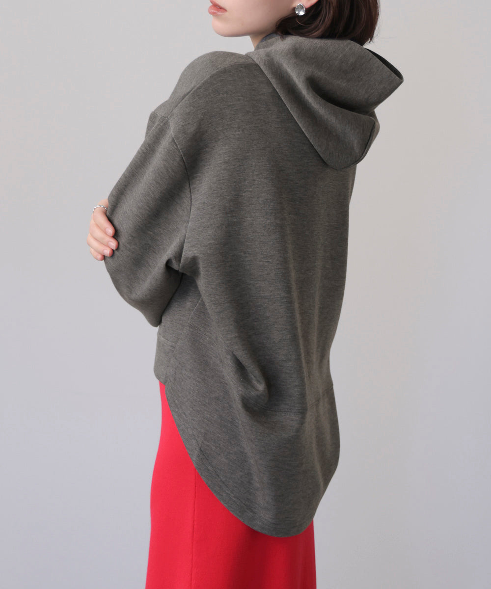 【WEB限定】シンプルロゴコクーンパーカー