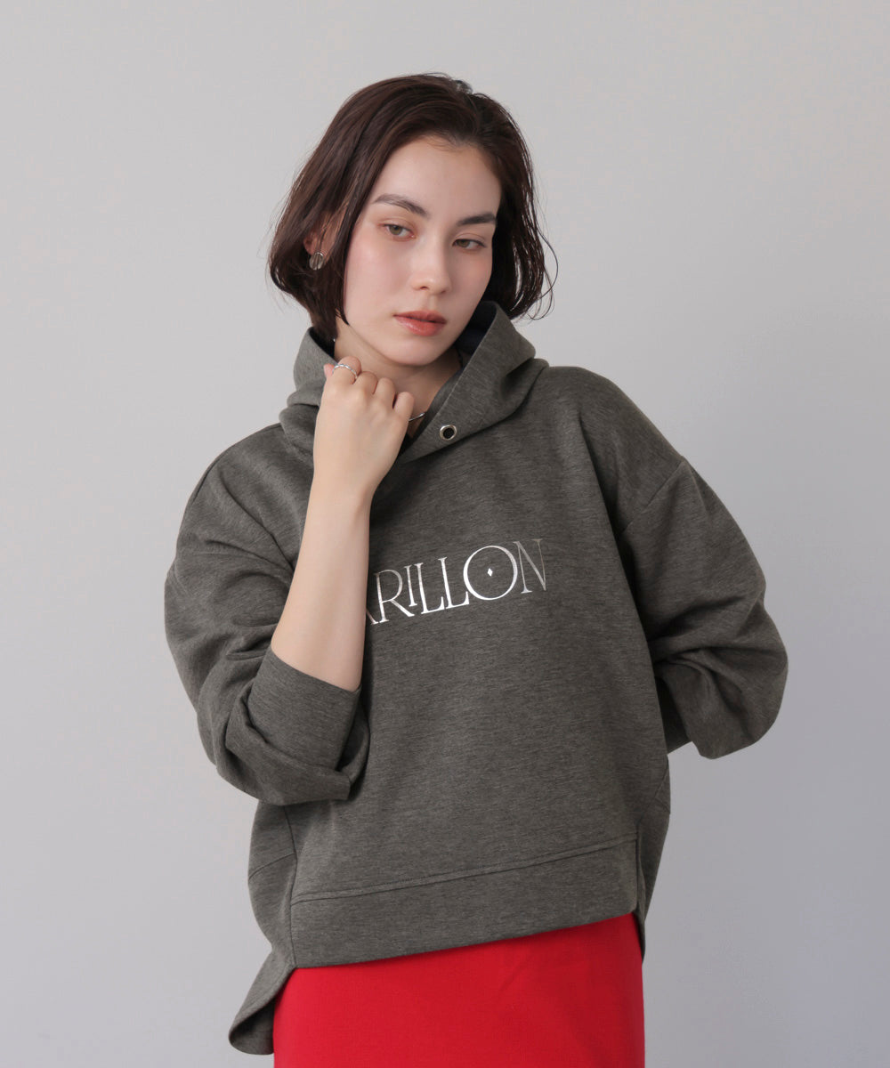 【WEB限定】シンプルロゴコクーンパーカー