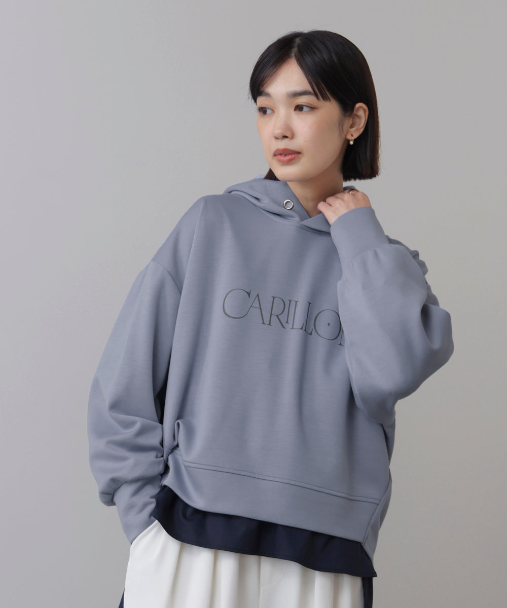 【WEB限定】シンプルロゴコクーンパーカー