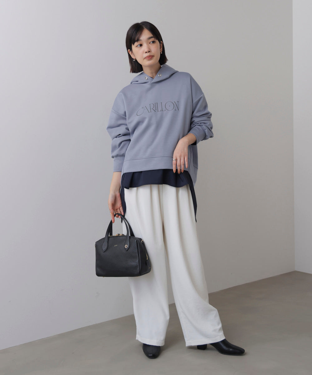 【WEB限定】シンプルロゴコクーンパーカー