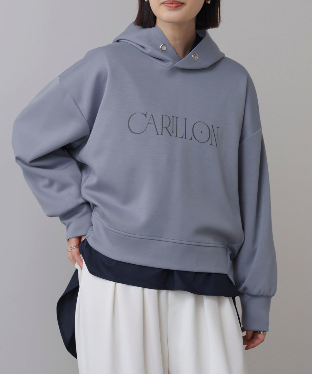【WEB限定】シンプルロゴコクーンパーカー