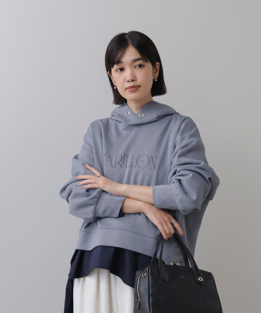 【WEB限定】シンプルロゴコクーンパーカー