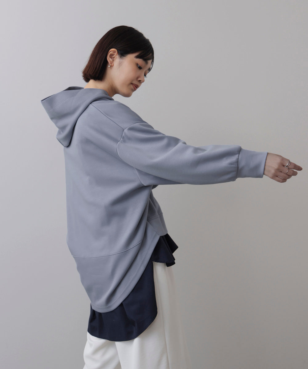 【WEB限定】シンプルロゴコクーンパーカー