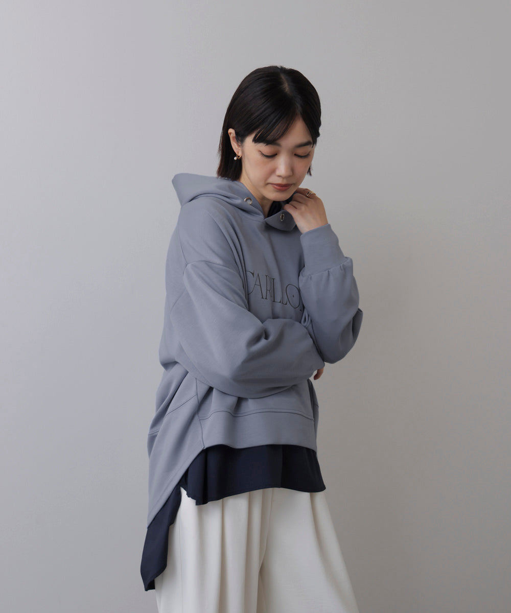 【WEB限定】シンプルロゴコクーンパーカー