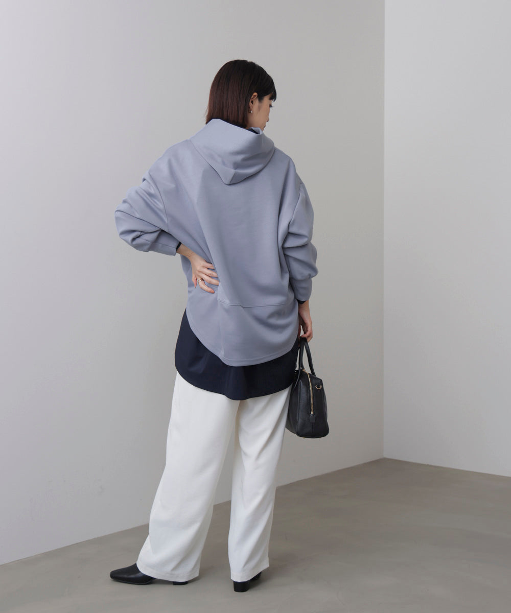 【WEB限定】シンプルロゴコクーンパーカー