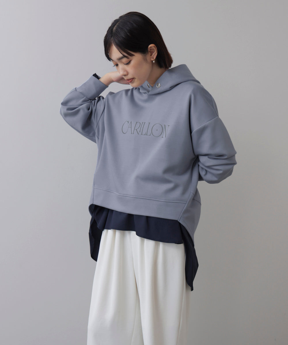 【WEB限定】シンプルロゴコクーンパーカー