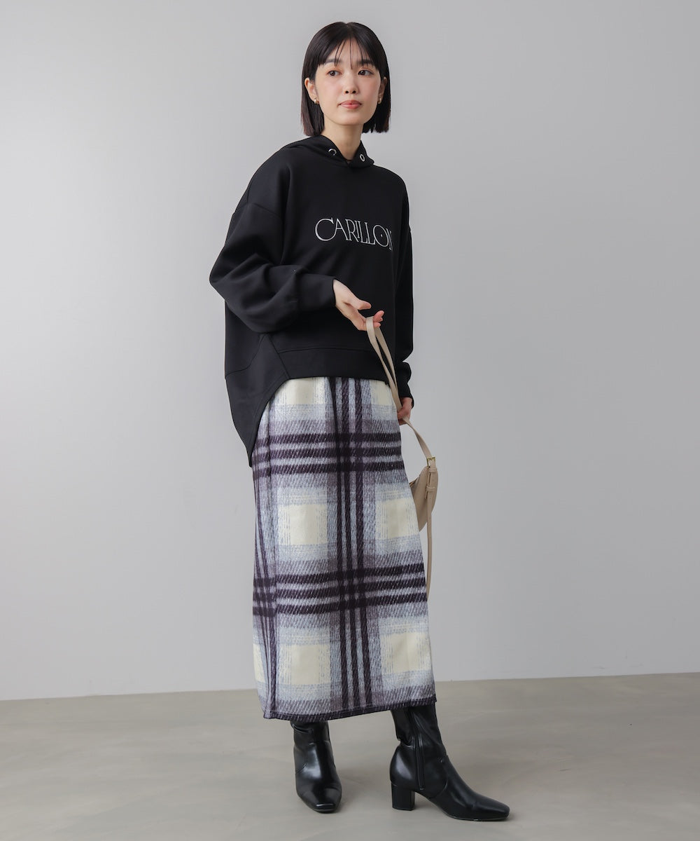 【WEB限定】シンプルロゴコクーンパーカー