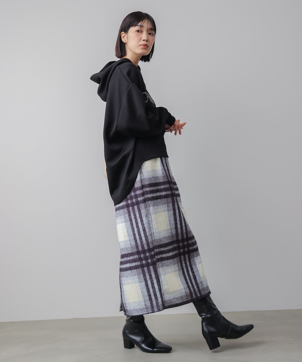 【WEB限定】シンプルロゴコクーンパーカー