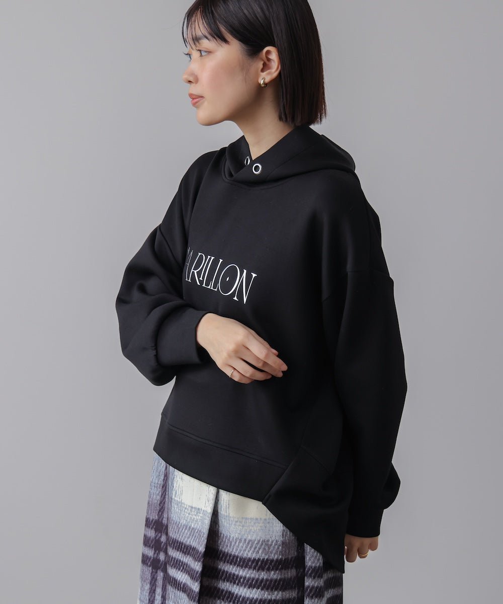 【WEB限定】シンプルロゴコクーンパーカー