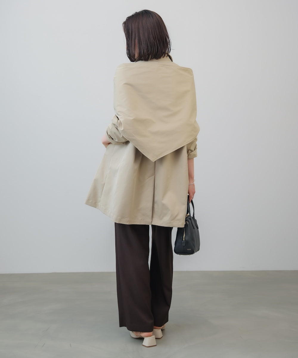【WEB限定】スカーフ付スプリングコート