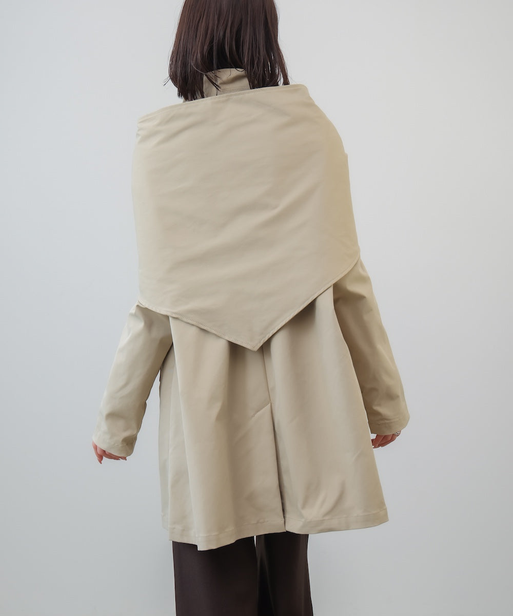 【WEB限定】スカーフ付スプリングコート