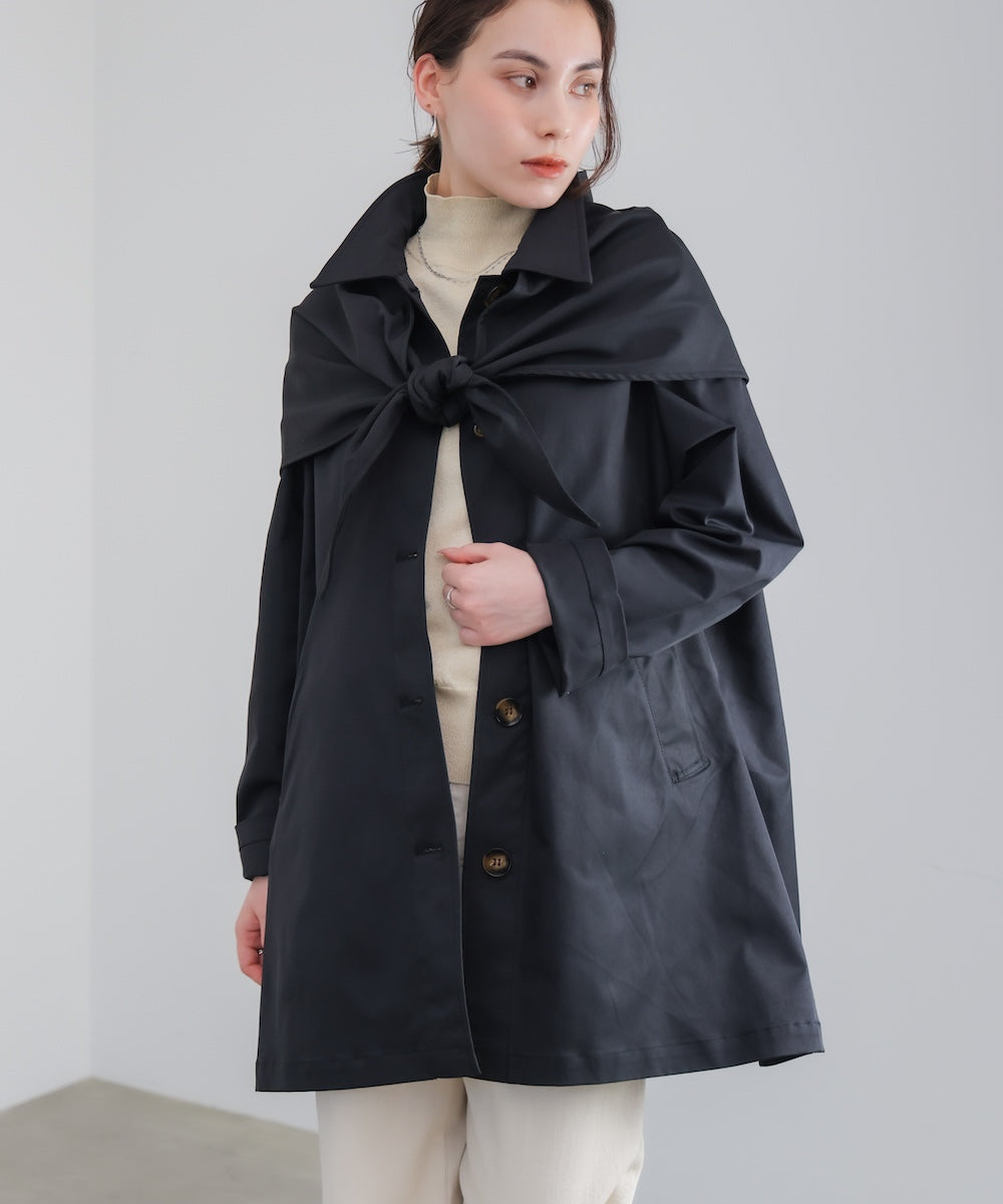 【WEB限定】スカーフ付スプリングコート