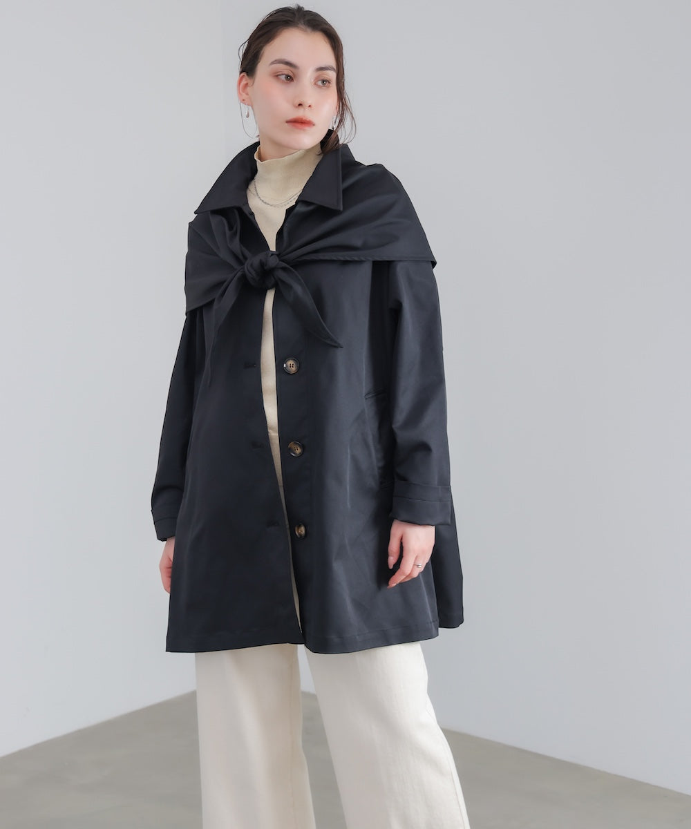 【WEB限定】スカーフ付スプリングコート