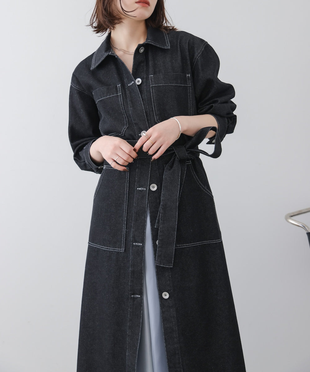 【WEB限定】デニムロングコート